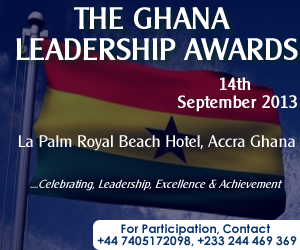 The Ghana Leadership Awards, 14 September 2013, Accra Ghana