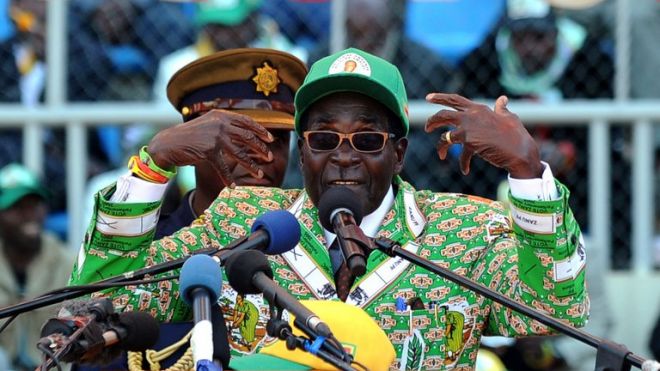 Africa’s oldest ruler, Mugabe sworn in as Zimbabwean president