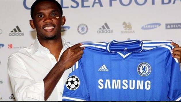 Chelsea have signed Cameroon striker Samuel Eto’o
