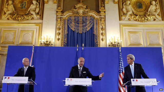 Syria crisis: France, US and UK want ‘strong’ UN resolution