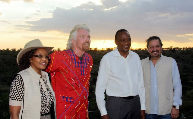 Richard Branson opens private Safari Camp in Kenya