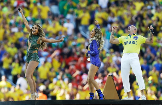 Photos: Brazil’s World Cup opening ceremony shines in beautiful colours
