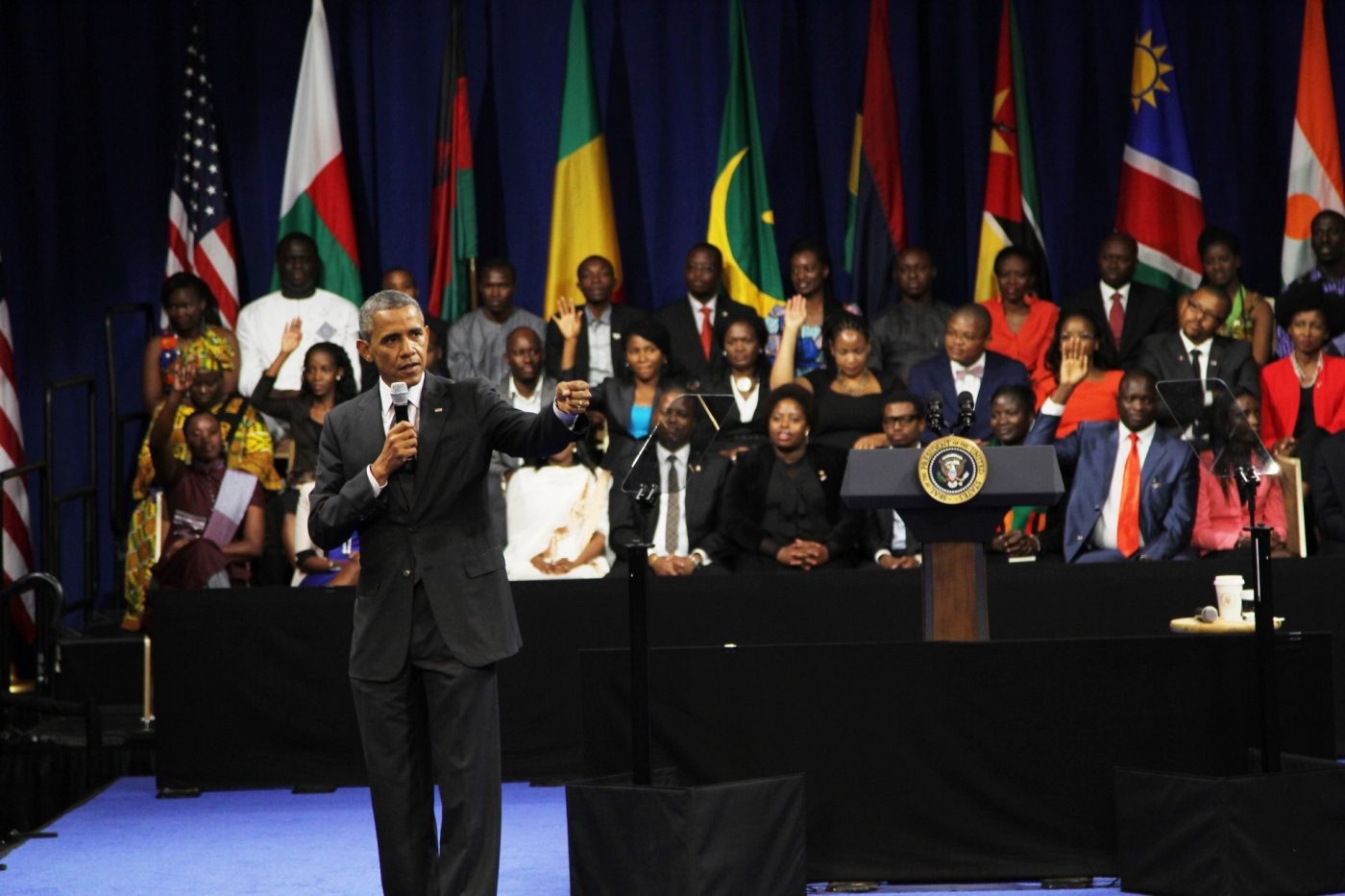 Remarks by President Obama at the Washington Fellowship for Young African Leaders Presidential Summit