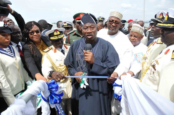 Pres. Jonathan Inaugurates 4 Nigerian Navy Ships | Promises to Conquer Boko Haram