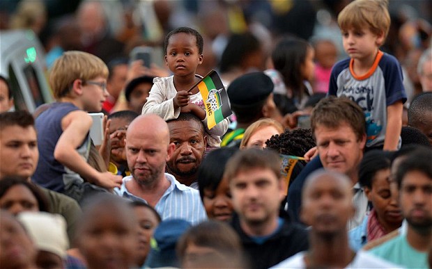 South African population increases amid exodus of whites: data