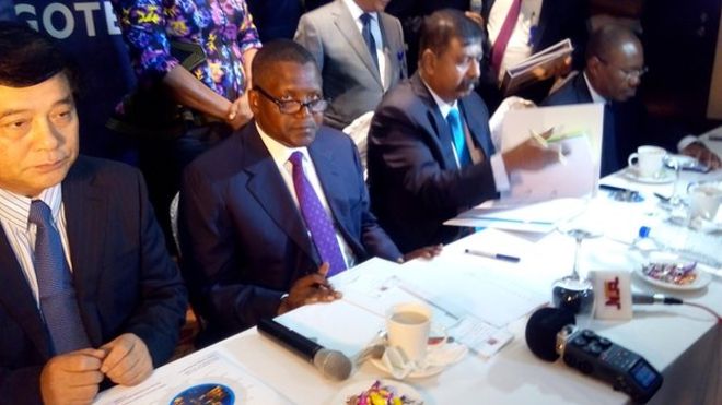 China signs deal worth $4.3bn (£2.8bn) with Africa’s richest man, Aliko Dangote