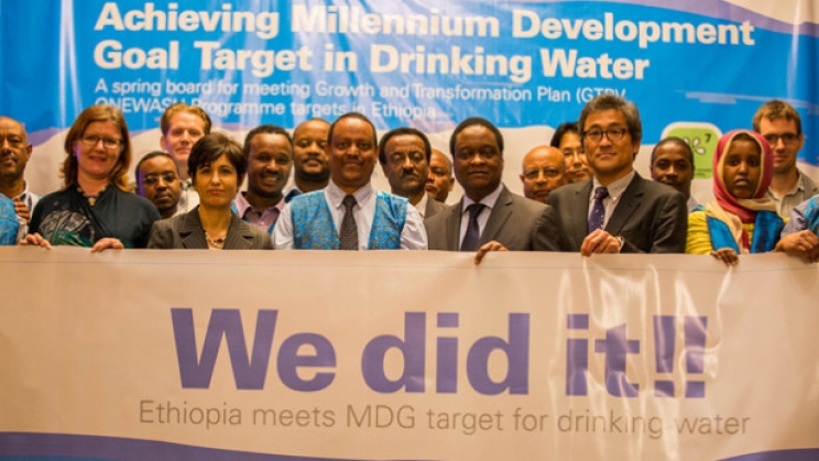 BIG SCORE: ETHIOPIA ACHIEVES MDG GOAL 7 TARGET C FOR PROVIDING SAFE WATER