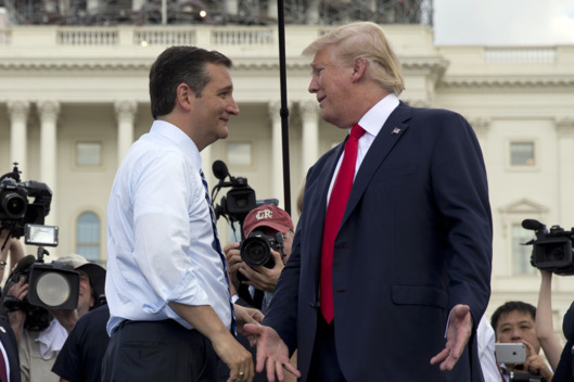 Republican Cruz beats Trump in Iowa Caucus, Clinton and Sanders tie
