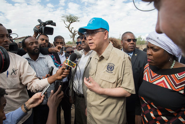 U.N Chief Lauds Ethiopian Government in Mitigating Drought