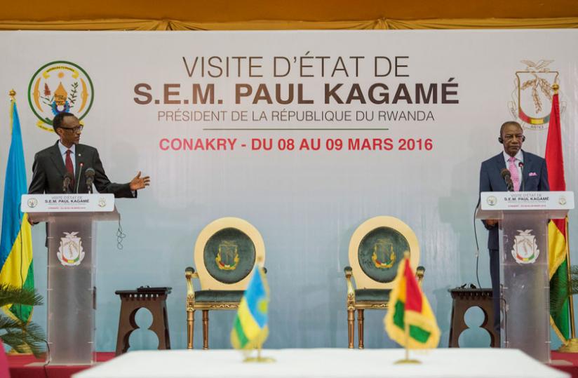 Rwanda, Guinea Conakry Ink bilateral agreements