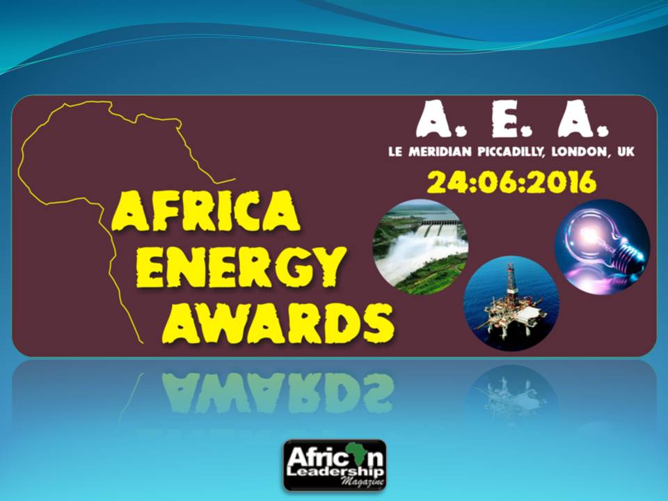 Africa Energy Awards 24th June, 2016; Le Meridian Piccadilly, London U K