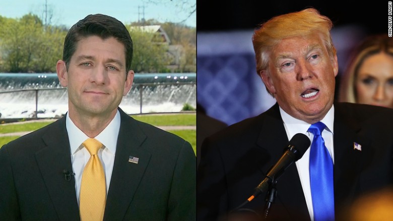 Paul Ryan: ‘I’m just not ready’ to back Donald Trump
