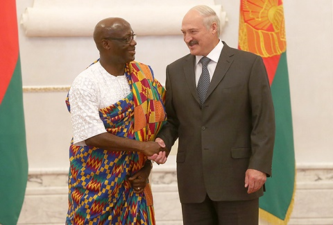Belarus President Receives New Ghanaian Ambassador