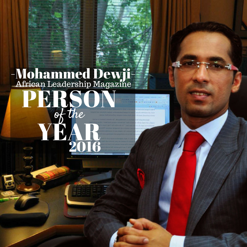 MO DEWJI EMERGES AFRICAN LEADERSHIP MAGAZINE PERSON OF THE YEAR 2016 