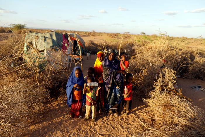 In drought-stricken Somaliland, families try to survive on black tea