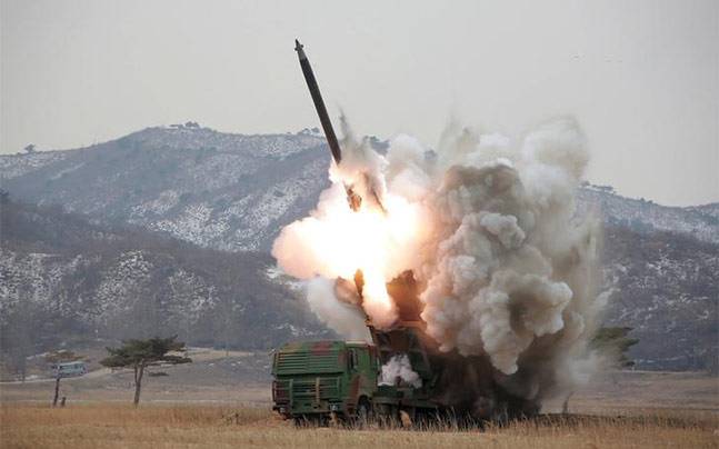 North Korea fires four ballistic missiles into sea, angering Japan and South