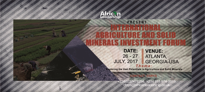INTERNATIONAL AGRICULTURAL AND SOLID MINERALS FORUM
