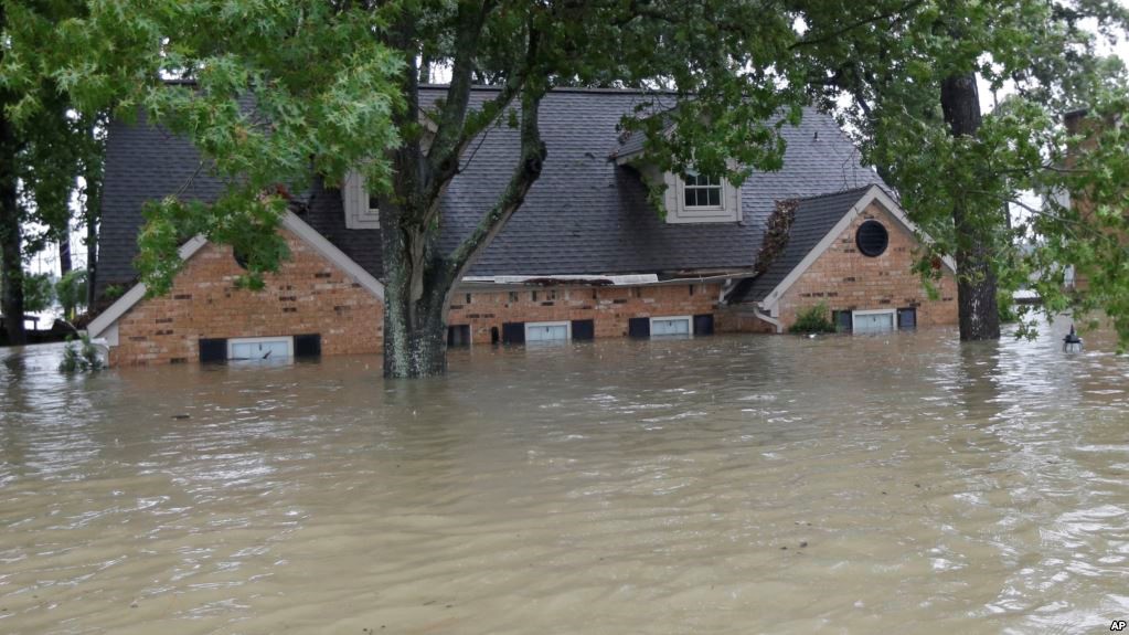 Tropical Storm Strikes Houston a Second Time, Trump Pledges Support