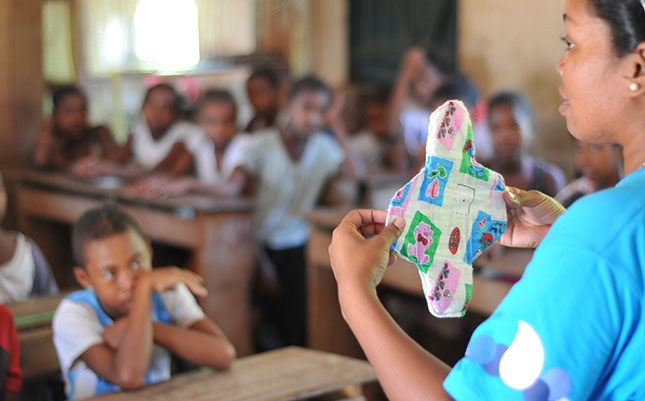 Namibia School Promote Menstrual Hygiene among School-Girls