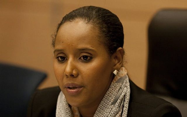 Pnina Tamano-Shata, the first Ethiopian woman to hold a seat in Israeli parliament.