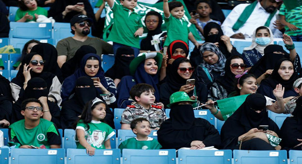 Women in Saudi Arabia Granted Access in Stadiums