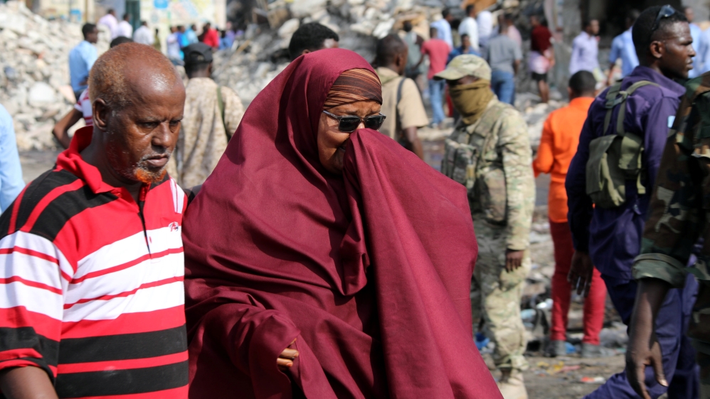 SOMALIA MOURN VICTIMS OF BOMB BLAST
