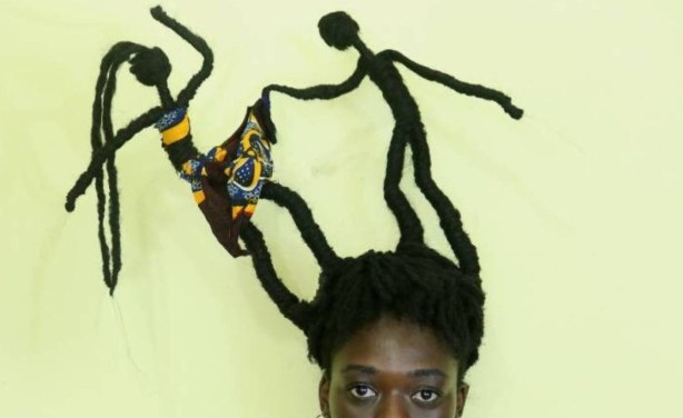 Artist joins the #MeToo Campaign with her hair