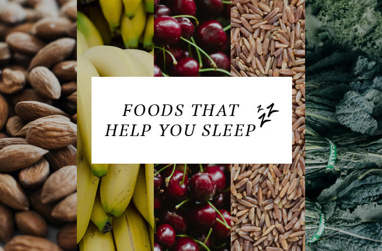 The foods that help us sleep better.