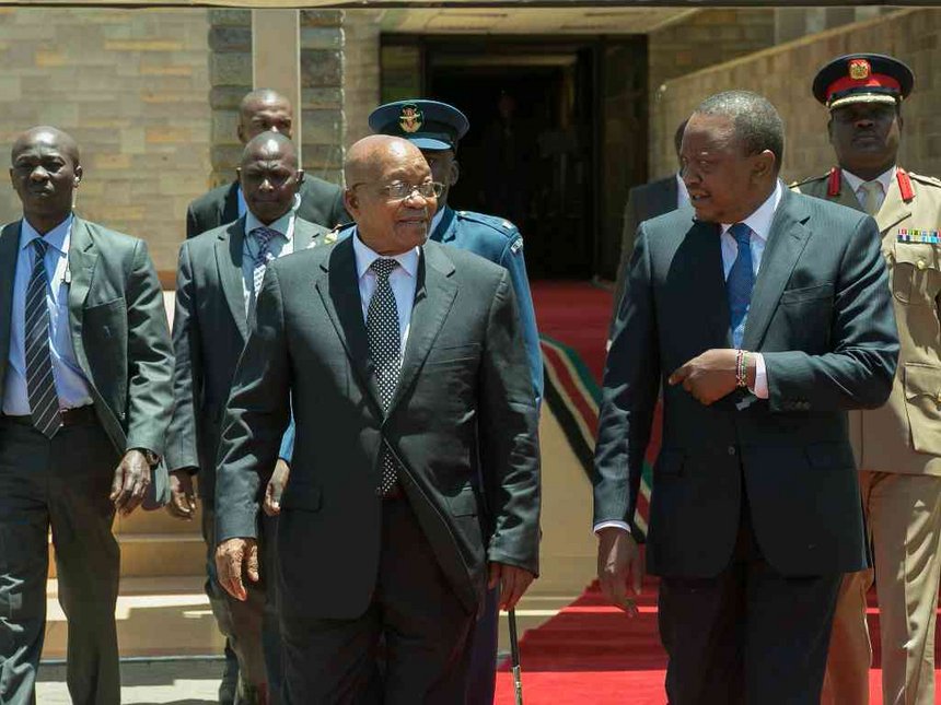 KENYA: President Kenyatta off to South Africa