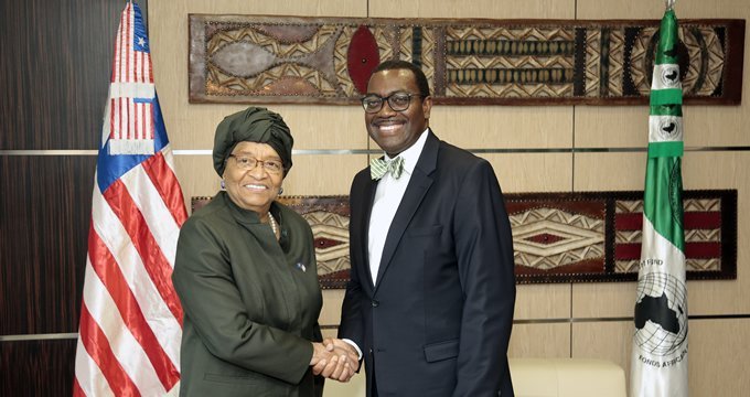 AFDB President Honored in Liberia