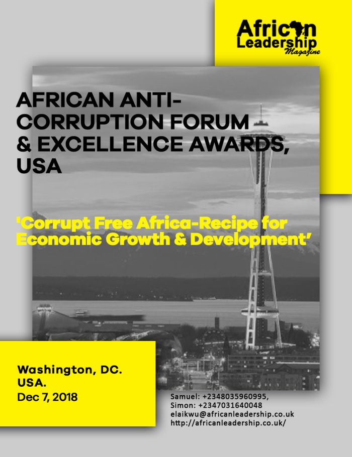 AFRICAN ANTI-CORRUPTION FORUM & EXCELLENCE AWARDS, USA