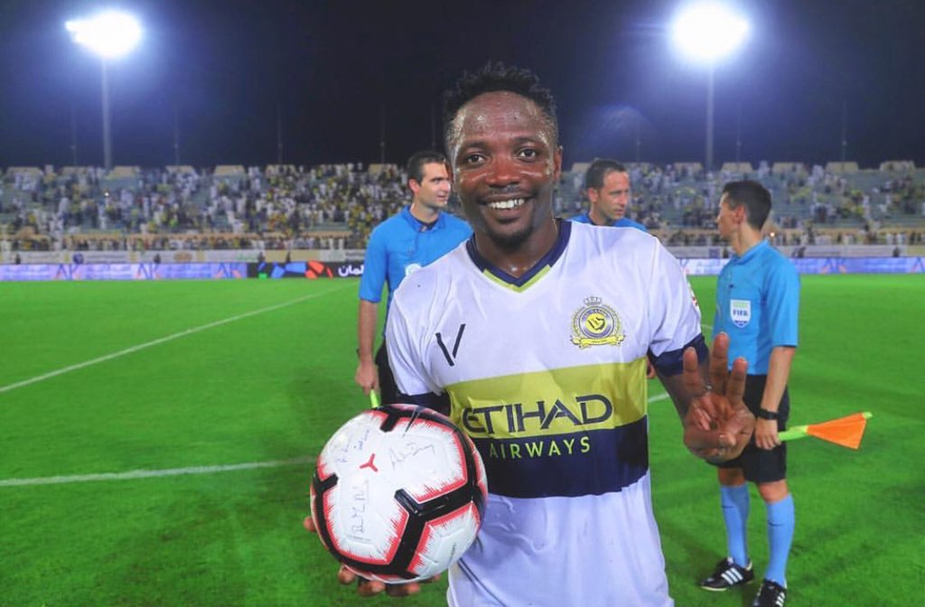 Nigeria’s Ahmed Musa Committed To Scoring More Goals After Hat-Trick Against Al-Qadisiya