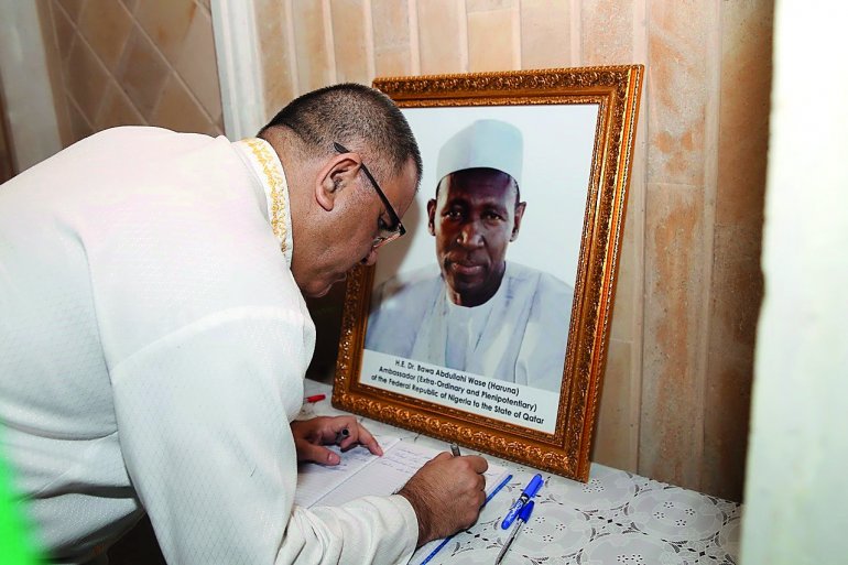 Tributes paid to Nigerian ambassador