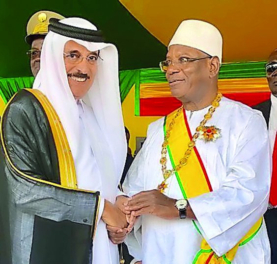 Qatar attends inauguration of President of Mali