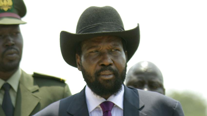 South Sudan’s President Salva Kiir to Juba after signing peace deal