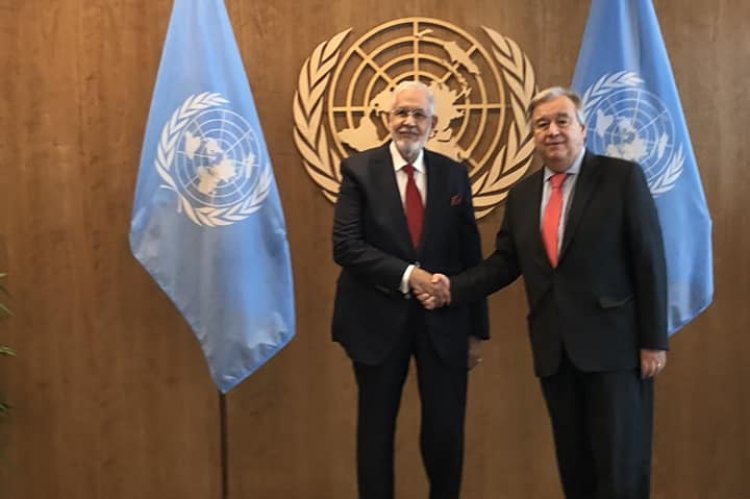 Foreign Minister discusses with UN Secretary-General developments in Libyan scene