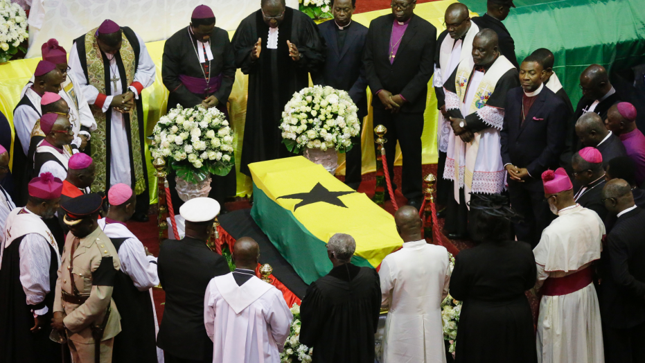 Leaders laud ex-UN chief Kofi Annan at Ghana state funeral
