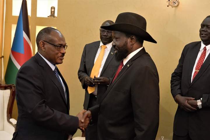 South Sudan President, Sudanese Foreign Minister discuss Peace Implementation In Juba