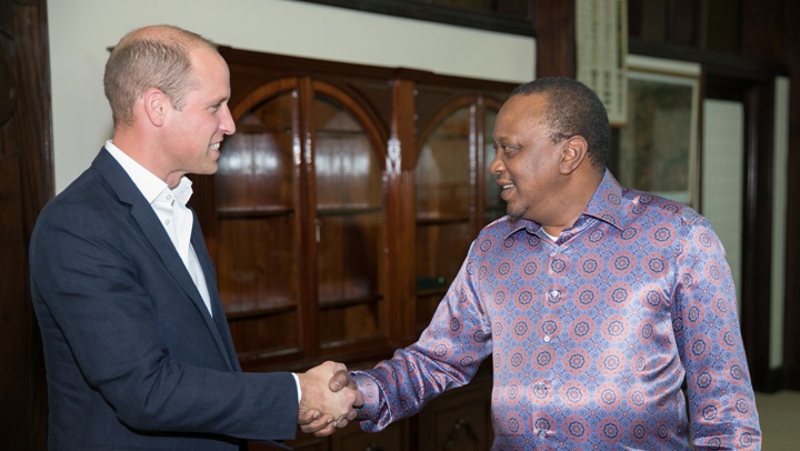 President Kenyatta Meets Prince William