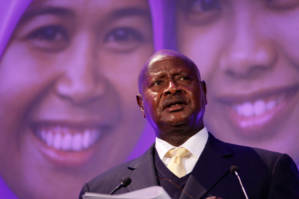 President Museveni Woos Bollywood Film Stars