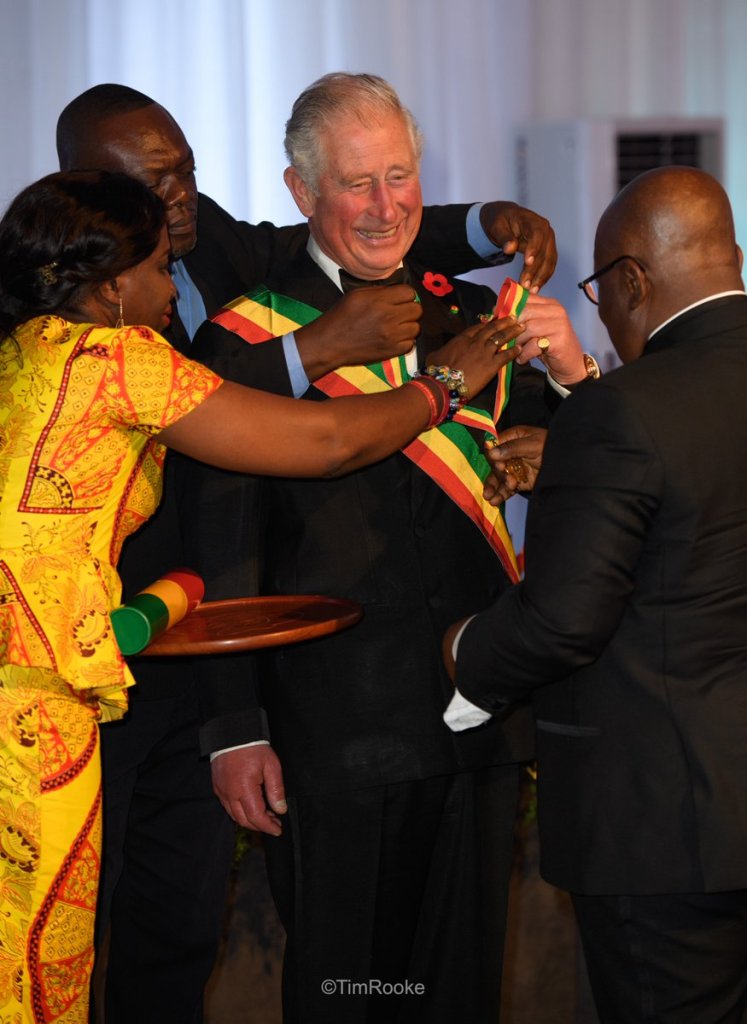 Ghana Decorates Prince Charles