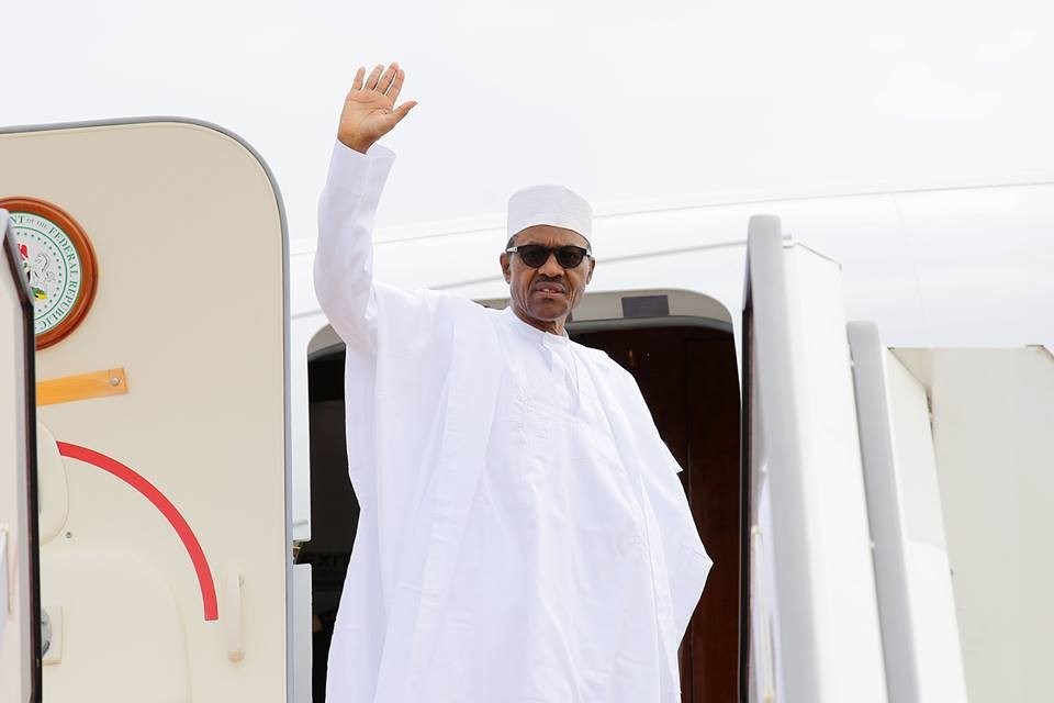 President Buhari departs for Paris to participate in peace forum