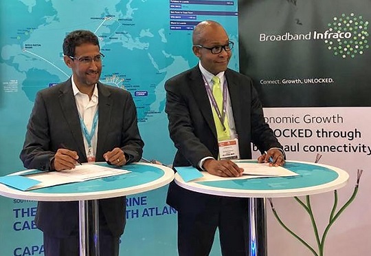 Angola Cables, Broadband Infraco sign deal to improve internet connectivity in Africa