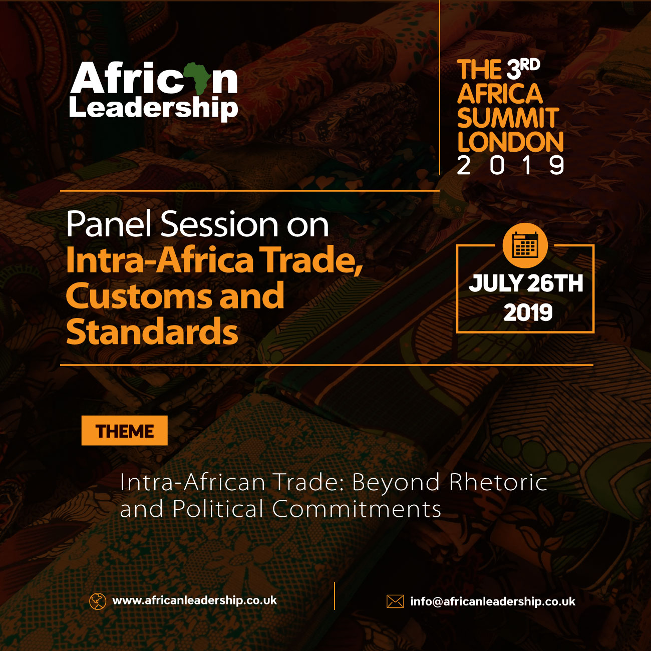 Panel Session On “Intra-africa Trade, Customs And Standards”
