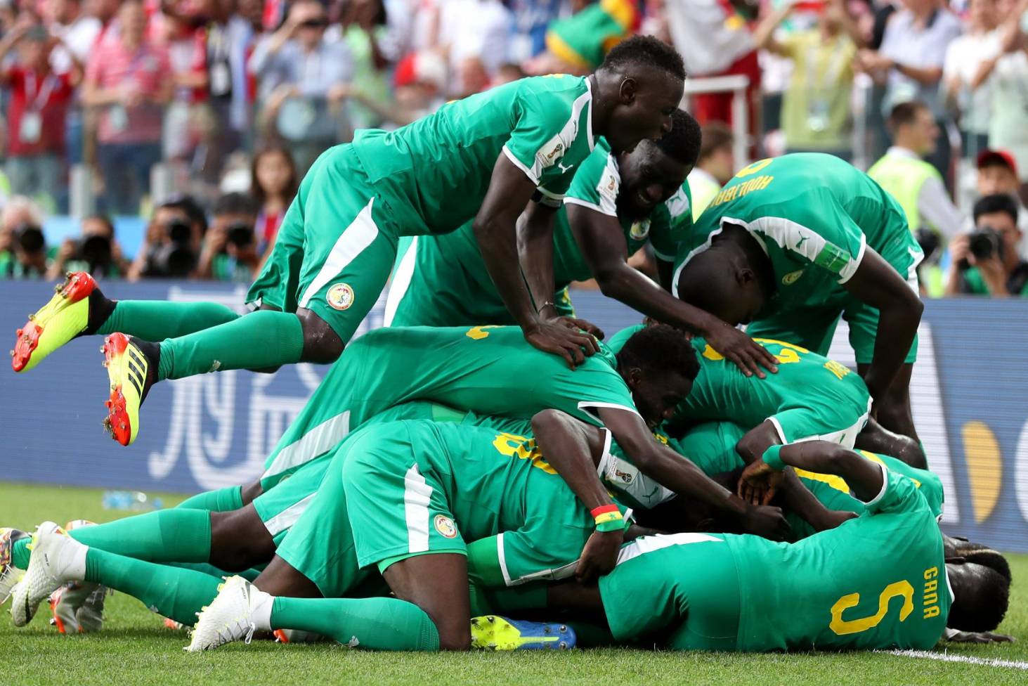 Senegal’s Soccer Stars Get A Presidential Welcome Home