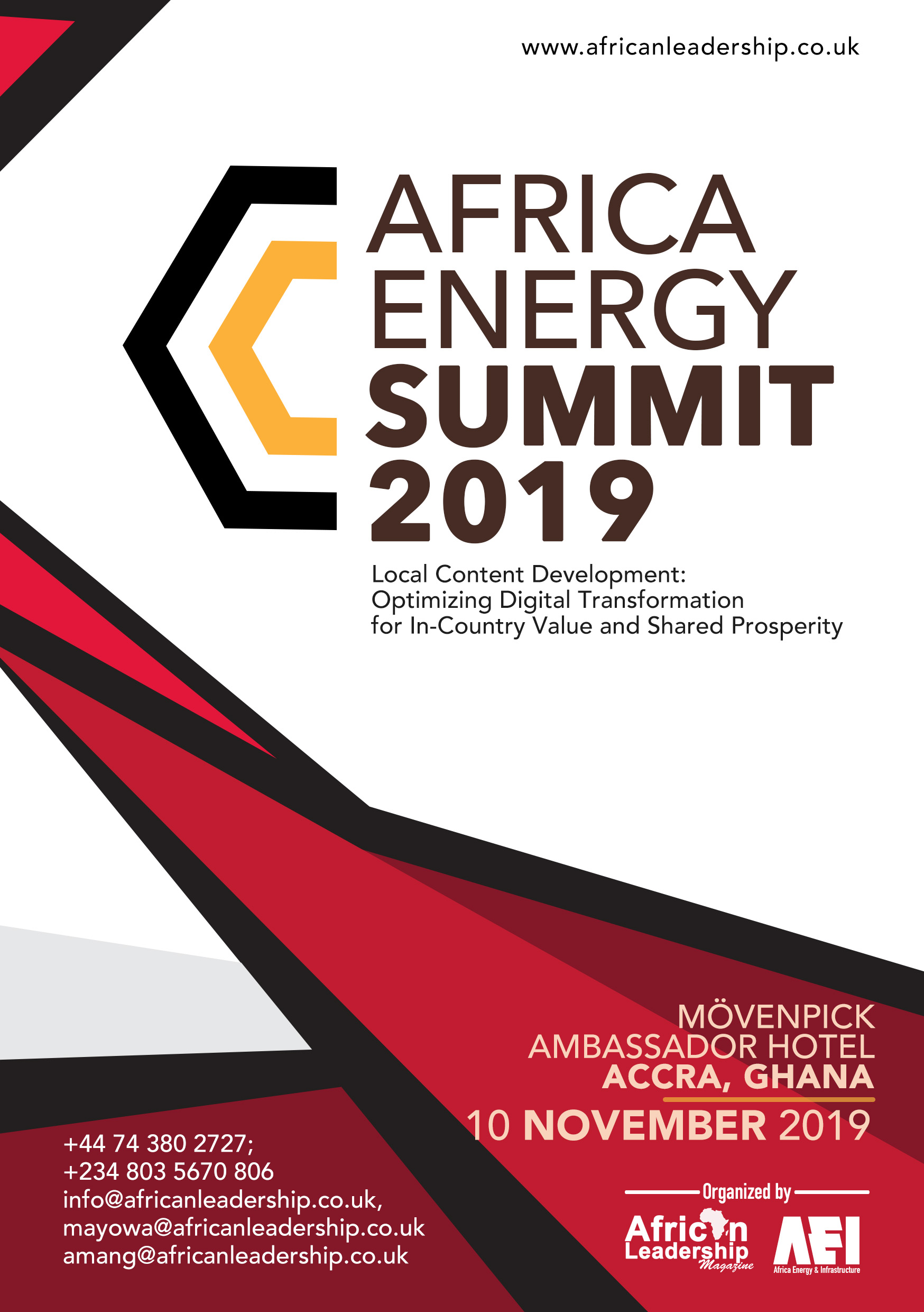 Africa Energy Summit (AES) Awards – Call For Nominations