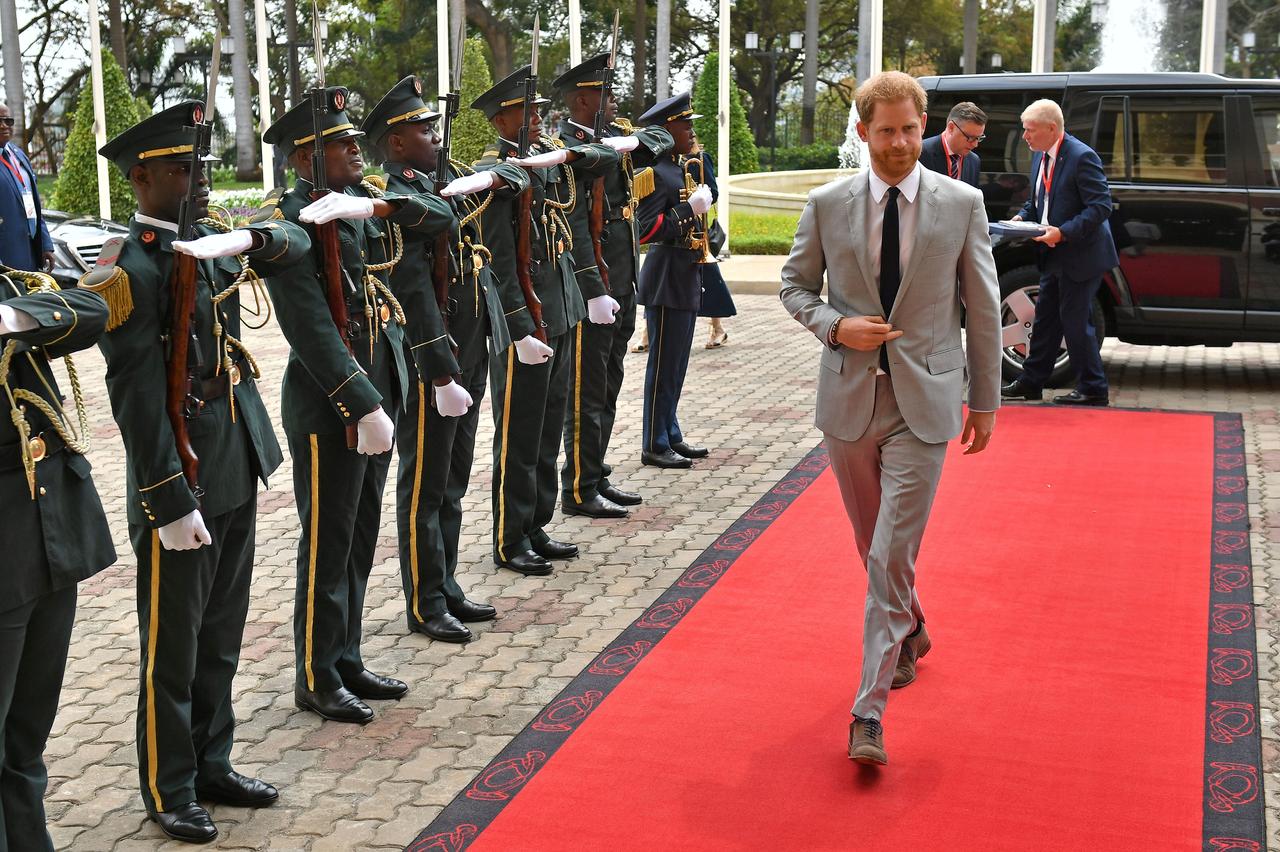 Britain’s Prince Harry in Malawi