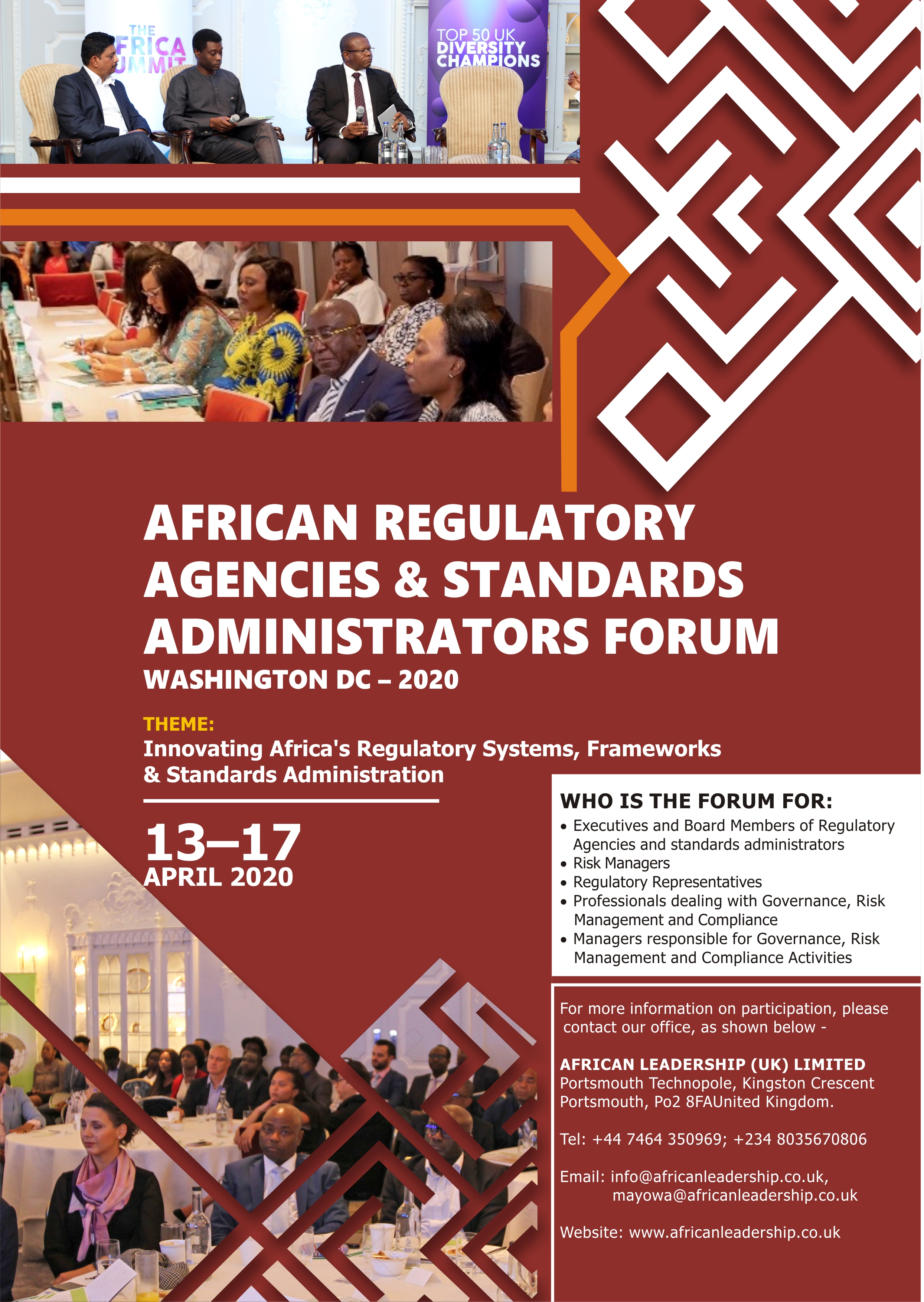 African Regulatory Agencies and Standards Regulators Forum 2020