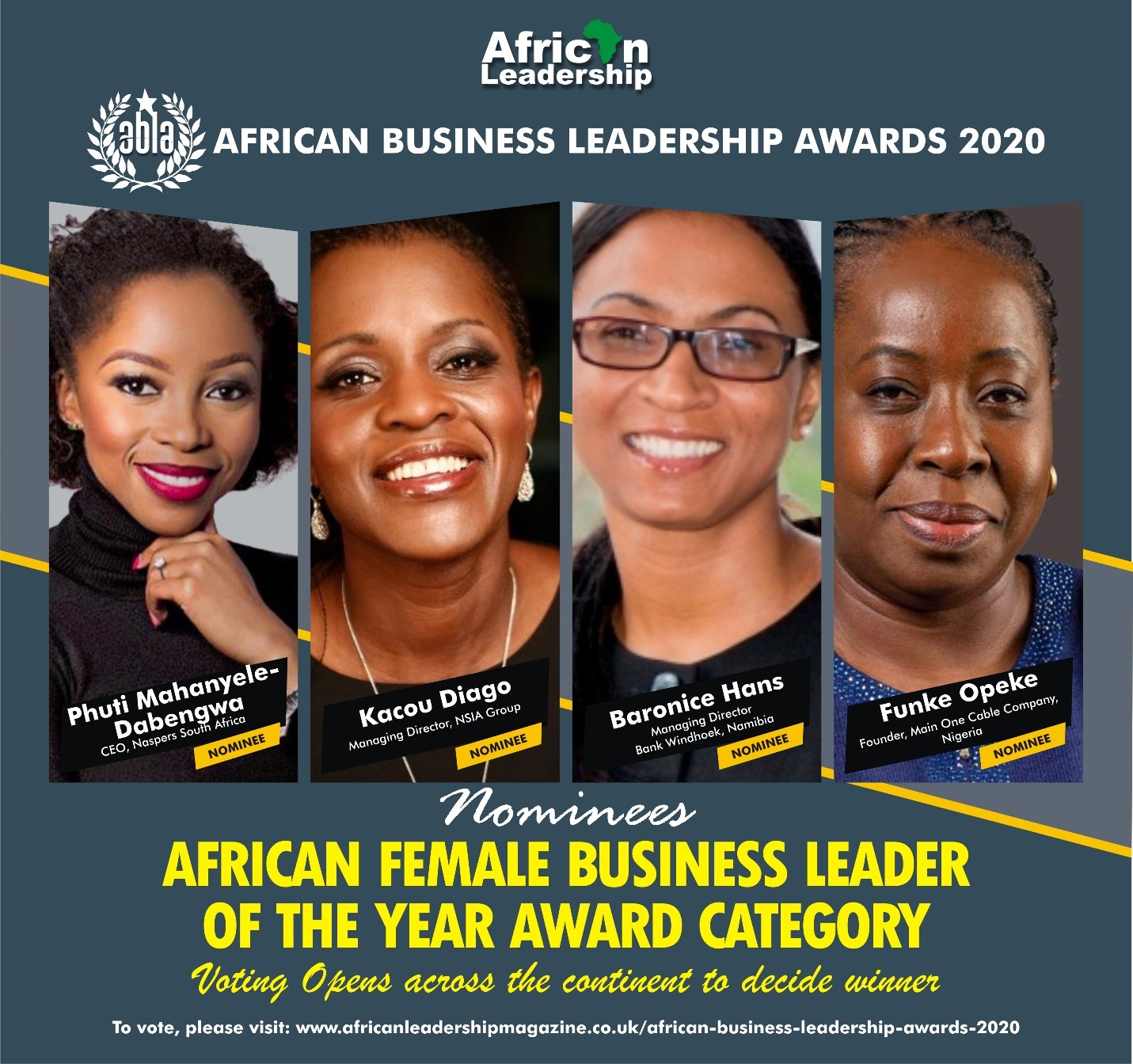 Meet the 4 contenders for the African Female Business Leaders of the Year 2020 Award