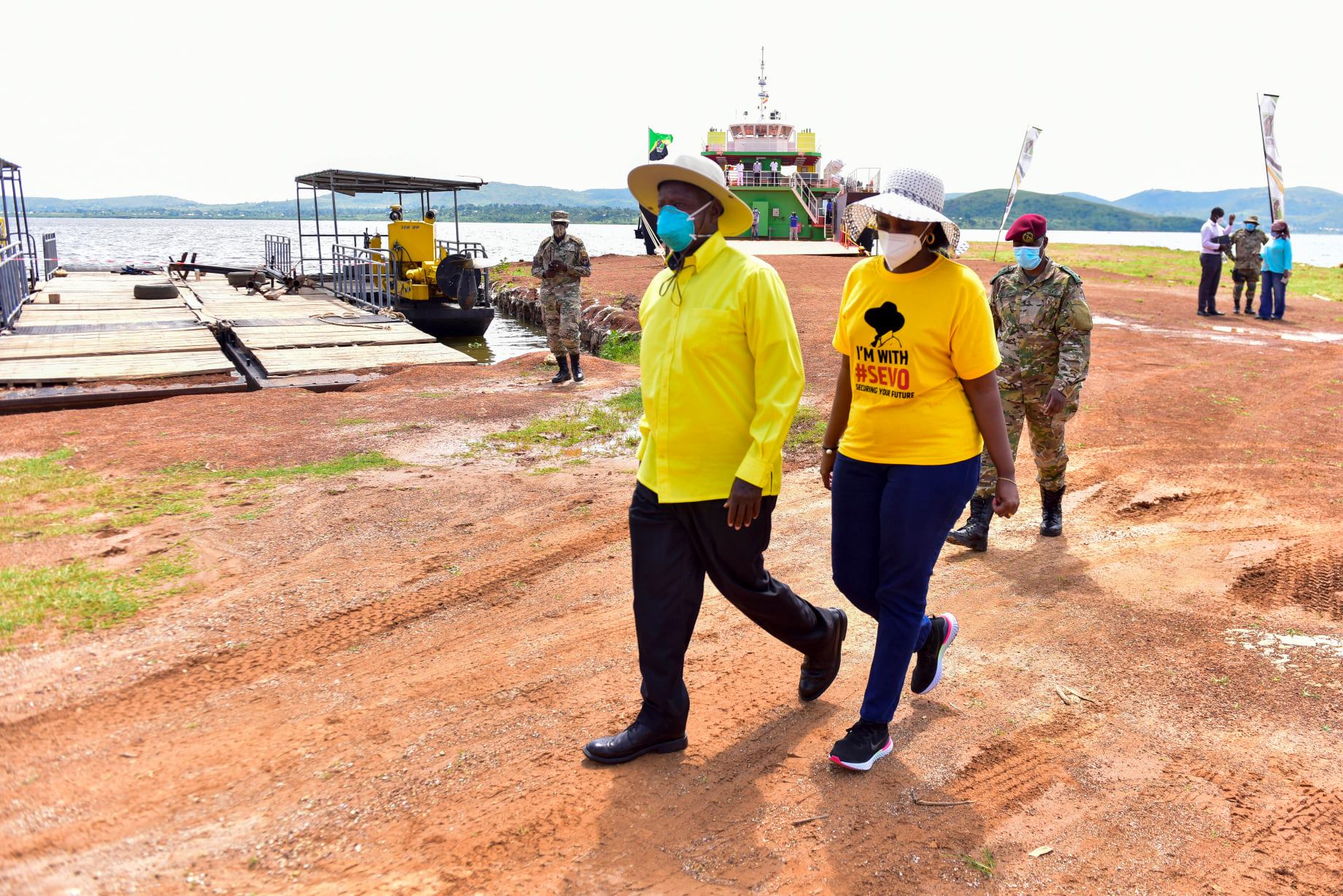Uganda’s President Museveni commissions 300-seater vessel MV Sigulu